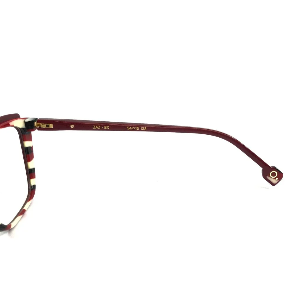 Etnia Barcelona Eyeglasses Frames ZAZ BX Bordeaux Red Cat Eye Full Rim 54-15-138